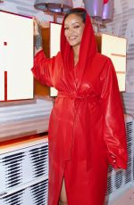Pregnant RIHANNA at Savage x Fenty Store Opening in Los Angeles 02/12/2022
