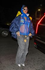 Pregnant RIHANNA Out for Dinner at Nobu in Los Angeles 02/13/2022