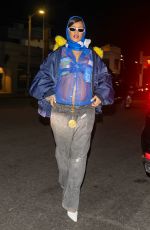 Pregnant RIHANNA Out for Dinner at Nobu in Los Angeles 02/13/2022