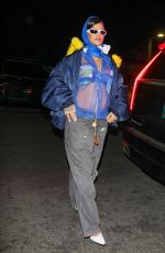 Pregnant RIHANNA Out for Dinner at Nobu in Los Angeles 02/13/2022