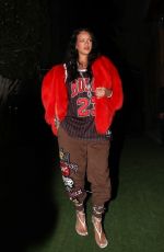 Pregnant RIHANNA Out for Dinner in New York 02/15/2022