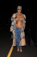 Pregnant RIHANNA Out for Late Dinner at Giorgio Baldi in Santa Monica 02/09/2022