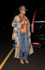 Pregnant RIHANNA Out for Late Dinner at Giorgio Baldi in Santa Monica 02/09/2022
