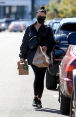 Pregnant SHAY MITCHELL at Croft Alley in West Hollywood 02/26/2022