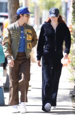 Pregnant SOPHIE TURNER and Joe Jonas Out in West Hollywood 02/17/2022