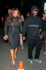 PRINCESS LOVE Leaves Super Bowl Eve at Drake