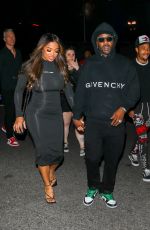 PRINCESS LOVE Leaves Super Bowl Eve at Drake