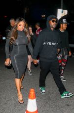 PRINCESS LOVE Leaves Super Bowl Eve at Drake