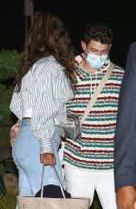PRIYANKA CHOPRA and Nick Jonas at Nobu in Malibu 02/20/2022