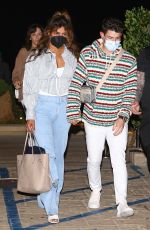 PRIYANKA CHOPRA and Nick Jonas at Nobu in Malibu 02/20/2022