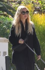 RACHEL ZOE Out with Her Dog in Los Angeles 02/11/2022