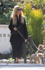 RACHEL ZOE Out with Her Dog in Los Angeles 02/11/2022