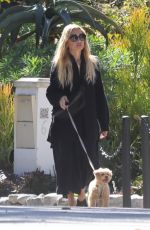 RACHEL ZOE Out with Her Dog in Los Angeles 02/11/2022
