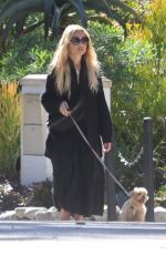 RACHEL ZOE Out with Her Dog in Los Angeles 02/11/2022