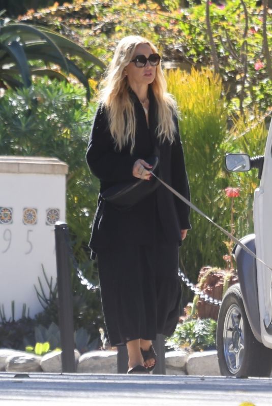 RACHEL ZOE Out with Her Dog in Los Angeles 02/11/2022