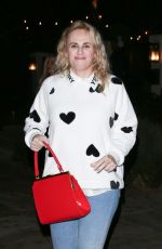 REBEL WILSON Leaves Casamigos Super Bowl LVI Party in Beverly Hills 02/13/2022