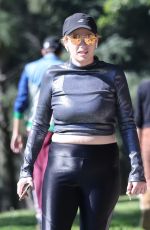 REBEL WILSON Out for a Walk in Los Feliz 02/08/2022
