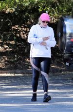 REBEL WILSON Out Hiking in Los Angeles 02/17/2022