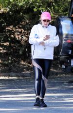 REBEL WILSON Out Hiking in Los Angeles 02/17/2022