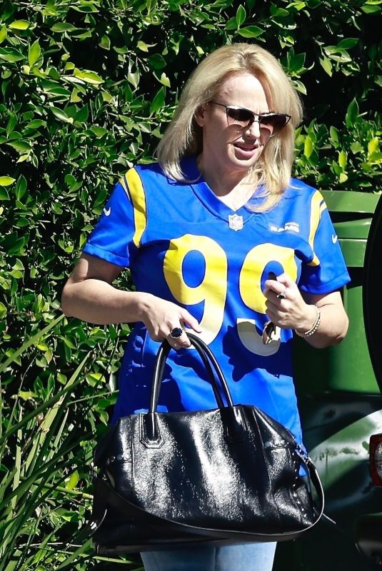 REBEL WILSON Out with Friends in West Hollywood 02/13/2022