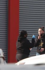 RENA SOFER Gets Tested at a Covid Testing Site in Los Angeles 02/01/2022