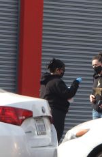 RENA SOFER Gets Tested at a Covid Testing Site in Los Angeles 02/01/2022