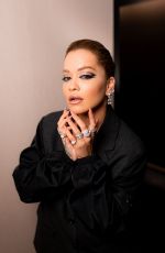 RITA ORA at Bulgari Hotel at Fashion Week in Milan 02/24/2022