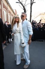 RITA ORA at Fendi Show at Milan Fashion Week 02/23/2022