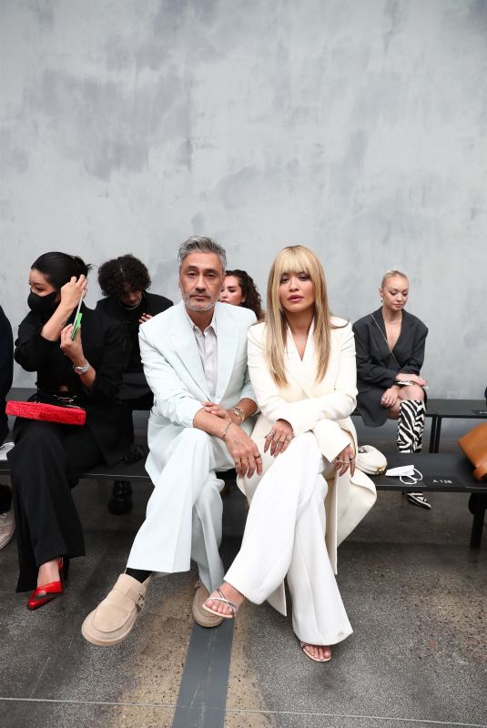 RITA ORA at Fendi Show at Milan Fashion Week 02/23/2022