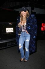 RITA ORA Leaves 40 Love in West Hollywood 02/13/2022
