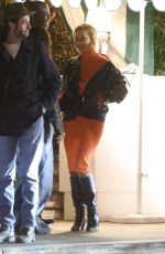 RITA ORA Leaves San Vicente Bungalows in West Hollywood 02/02/2022