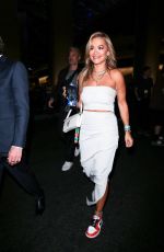 RITA ORA Leaves Super Bowl LVI at SoFi Stadium in Inglewood 02/13/2022