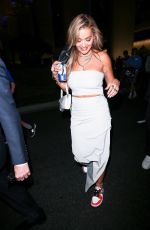 RITA ORA Leaves Super Bowl LVI at SoFi Stadium in Inglewood 02/13/2022