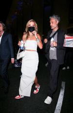 RITA ORA Leaves Super Bowl LVI at SoFi Stadium in Inglewood 02/13/2022