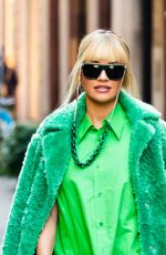 RITA ORA Out in Milan 02/23/2022