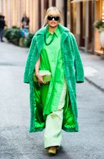 RITA ORA Out in Milan 02/23/2022