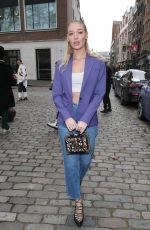 ROXY HORNER Arrives at Paul & Joe Fashion Show at LFW in London 02/21/2022