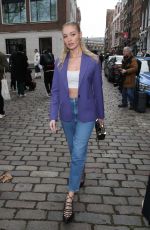 ROXY HORNER Arrives at Paul & Joe Fashion Show at LFW in London 02/21/2022