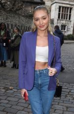 ROXY HORNER Arrives at Paul & Joe Fashion Show at LFW in London 02/21/2022