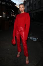 ROXY HORNER at Mark Fast Fashion Show at London Fashion Week 02/18/2022