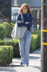 RUMER WILLIS Shopping at Farmers Market in West Hollywood 02/20/2022