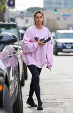 SARA SAMPAIO Leaves Dogpound Gym in Los Angeles 01/31/2022