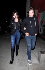 SARA SAMPAIO Out for Dinner at Craig