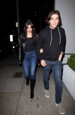 SARA SAMPAIO Out for Dinner at Craig