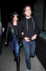 SARA SAMPAIO Out for Dinner at Craig
