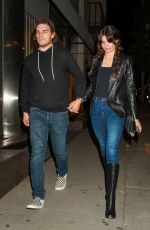 SARA SAMPAIO Out for Dinner at Craig