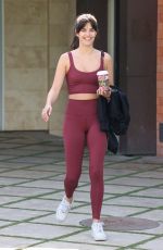 SARA SAMPIAO in Tights Leaves Dogpound Gym in Los Angeles 02/01/2022