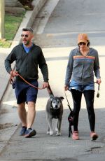 SARAH SILVERMAN and Rory Albanese Out with Their Dogs in Los Feliz 02/26/2022