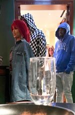 SAWEETIE Arrives at Polo Lounge in Beverly Hills 02/25/2022