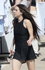 SCOUT WILLIS at an Outdoor Pop-up Shop in Silver Lake 02/26/2022